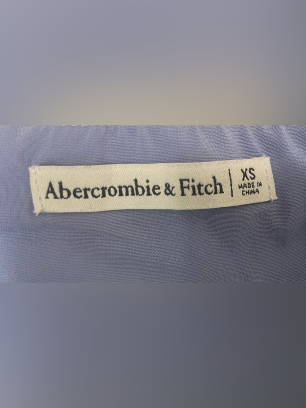 Abercrombie & Fitch Blue Floral Midi string halter XS - Picture 3 of 9